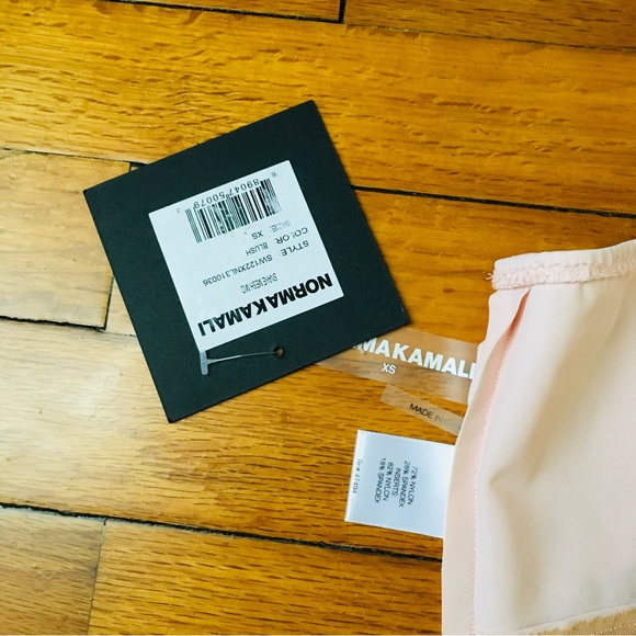 Norma Kamali Snake Mesh Mio Blush One Piece Women’s Swimsuit Size XS - Picture 12 of 16